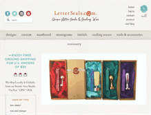 Tablet Screenshot of letterseals.com